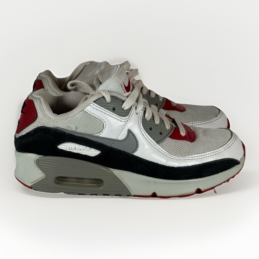 Nike Air Maxโ 90 Photon Dust Varsity Red Size Youth 6.5 Women's 8 M243